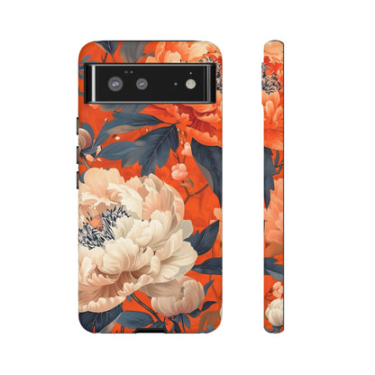 Floral Tough Case, Durable Floral Phone Case, Stylish Protection Case, Gift for Her, Spring Accessories, Mother’s Day Gift