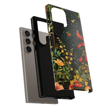Floral Tough Phone Case, Nature-Inspired Design, Ideal for Garden Lovers, Gift for Birthdays, Christmas, Eco-Friendly Accessory