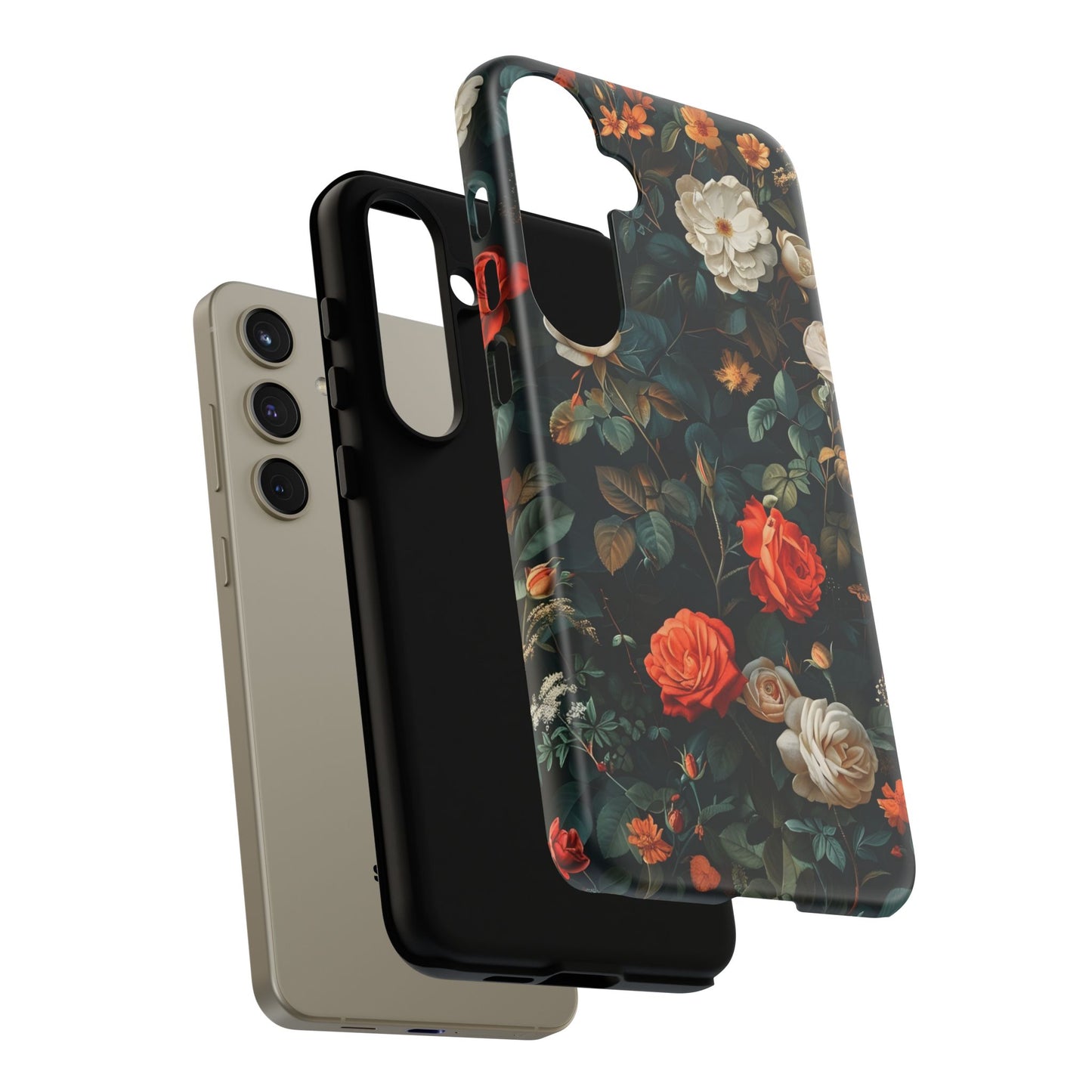 Floral Phone Case | Tough Cases with Elegant Design | Gift for Her, Mother's Day, Birthdays, Personalized, Trendy Tech Accessories