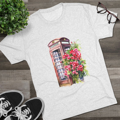 London Aesthetic Trendy Unisex Tri-Blend Crew Tee