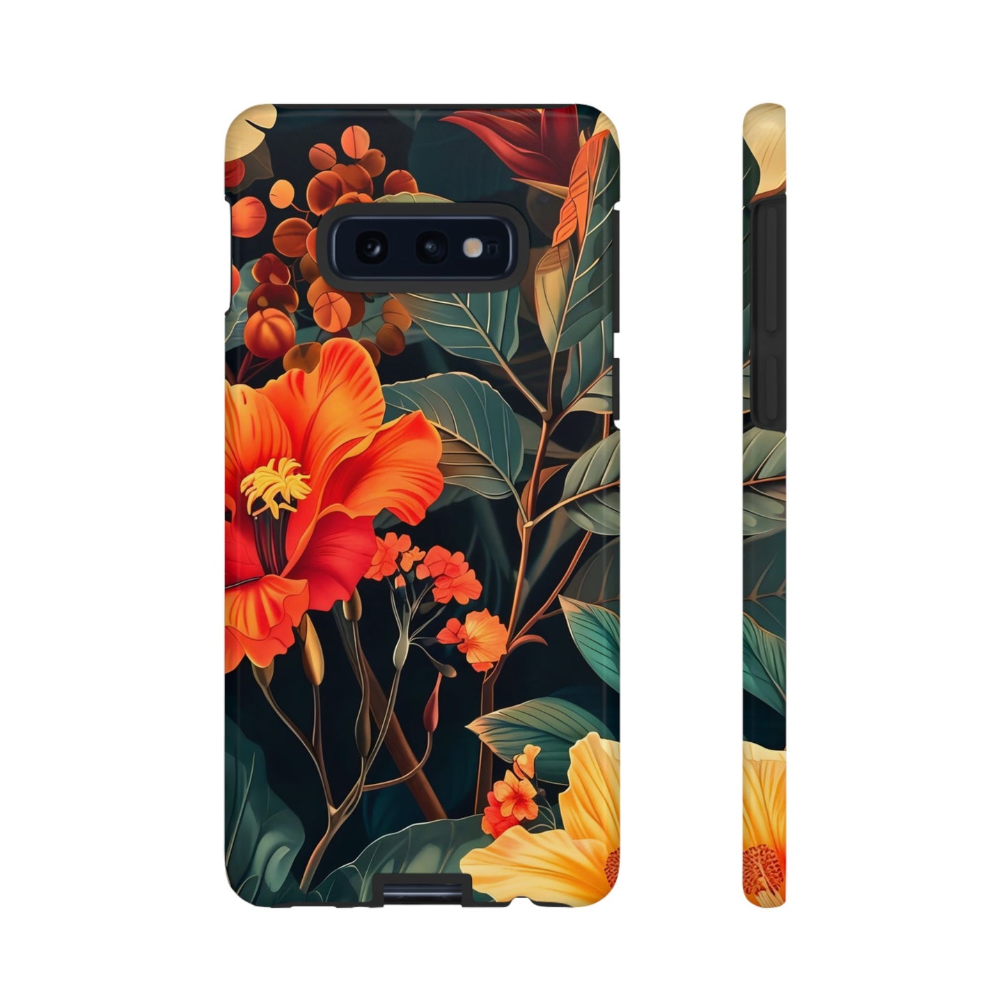 Colorful Floral Phone Case, Tough Cases, Vibrant Smartphone Cover, Gift for Nature Lovers, Summer Vibes, Unique Phone Accessory