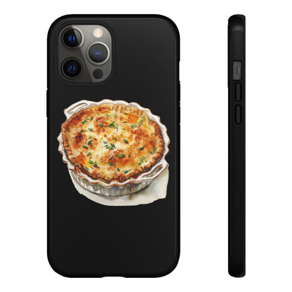 Quiche Phone Case - Funky Kitchen Decor, Foodie Gift, Chef Accessories, Culinary Art, Quirky Phone Cover