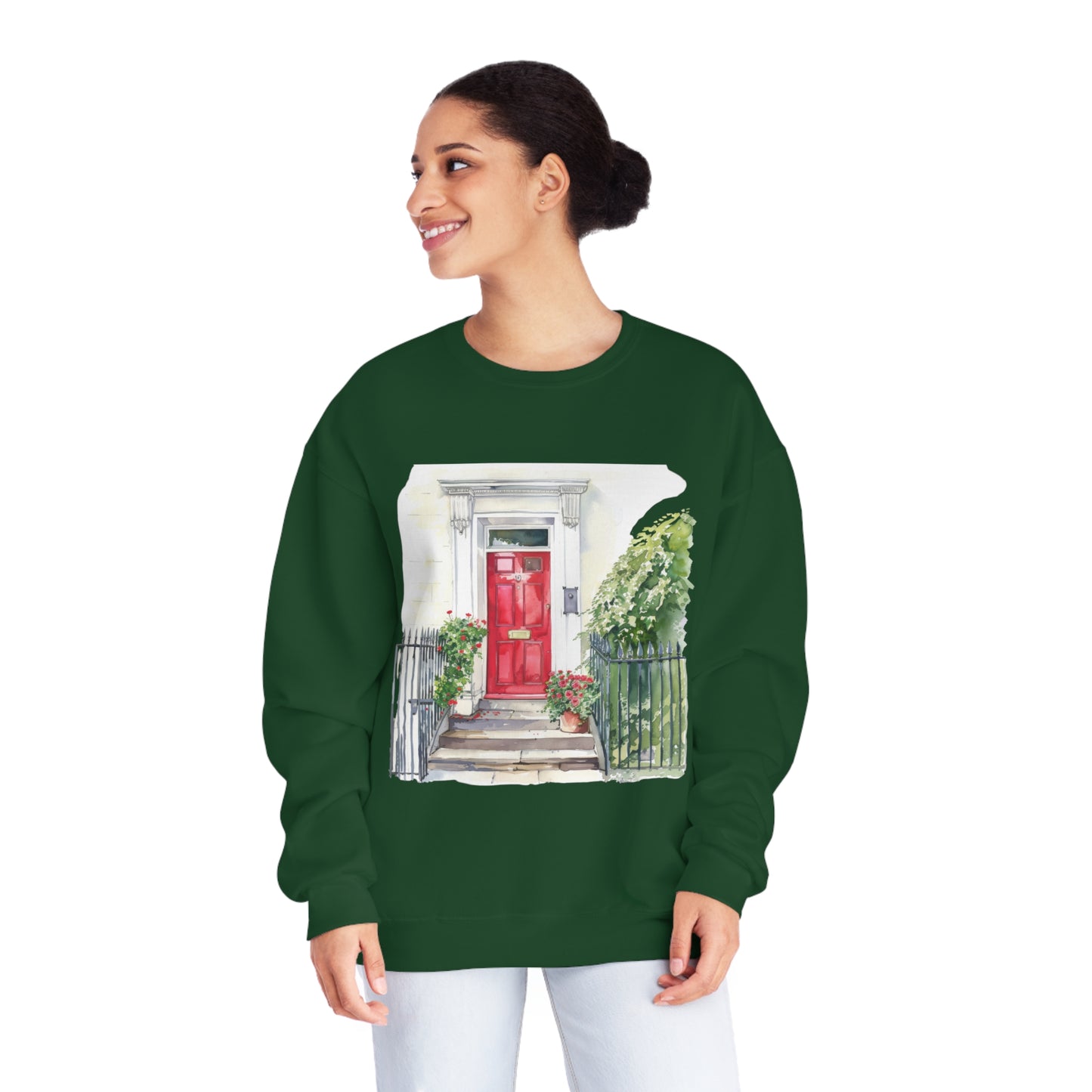 Unisex NuBlend® Crewneck Sweatshirt - British Nature - Scenic Landscapes and Natural Beauty