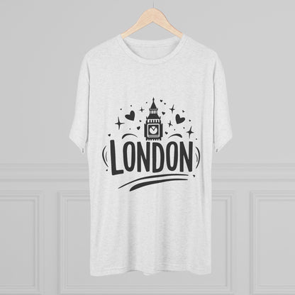 London Cozy Unisex Tri-Blend Crew Tee