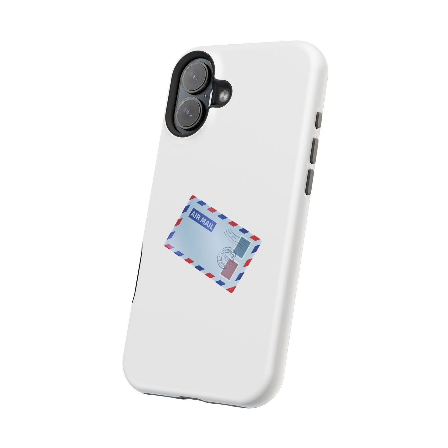 Air Mail Design Magnetic Phone Cases, Custom Phone Cover, Unique Gift for Travelers, Stylish Accessories for Holidays, Fun Phone Cases