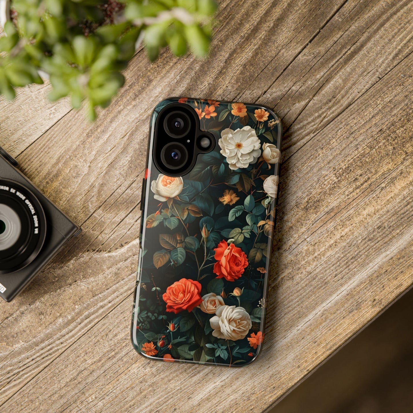 Floral Phone Case | Tough Cases with Elegant Design | Gift for Her, Mother's Day, Birthdays, Personalized, Trendy Tech Accessories