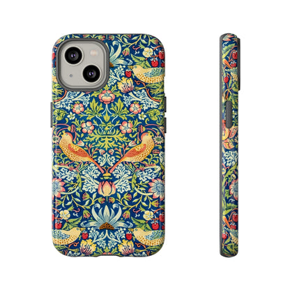 Floral Phone Case | Tough Cases, Stylish Protection, Unique Gift, Eco-Friendly, Floral Pattern, Bird Design
