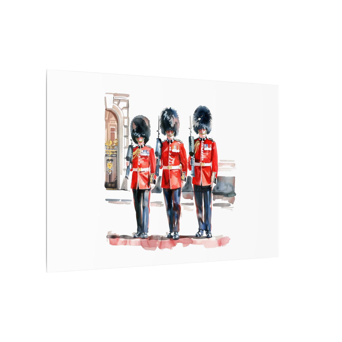 Royal Guards Canvas Print, British Wall Art, Home Decor, Unique Gift, London Culture