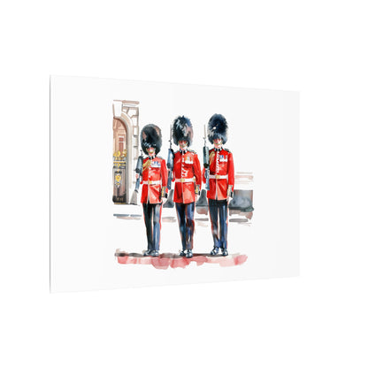 Royal Guards Canvas Print, British Wall Art, Home Decor, Unique Gift, London Culture