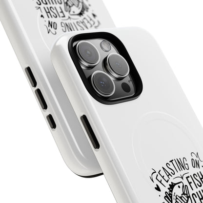 Fish and Chips Magnetic Phone Case, Travel Gift, London Souvenir, Cute Phone Cover, Unique Cell Phone Accessories, Fun British Design