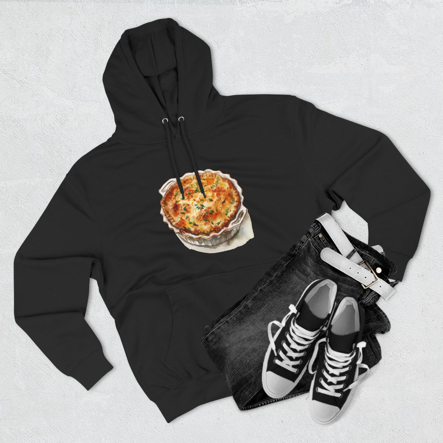 Three-Panel Fleece Hoodie - From Palaces to Plates - British Royal Cuisine