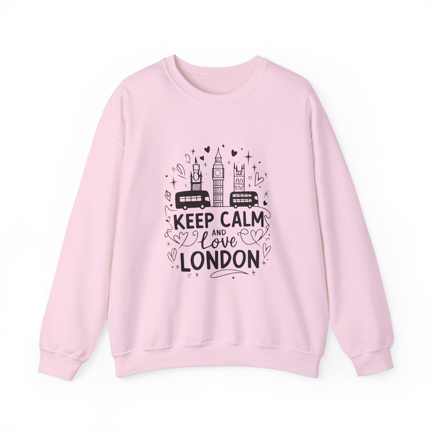 Unisex Heavy Blend™ Crewneck Sweatshirt Trendy - Keep Calm and love London