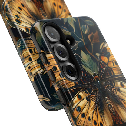 Butterfly Floral Phone Case, Tough Cases, Protective Cover, Unique Gift, Nature Lover, Art Print, Spring Decor