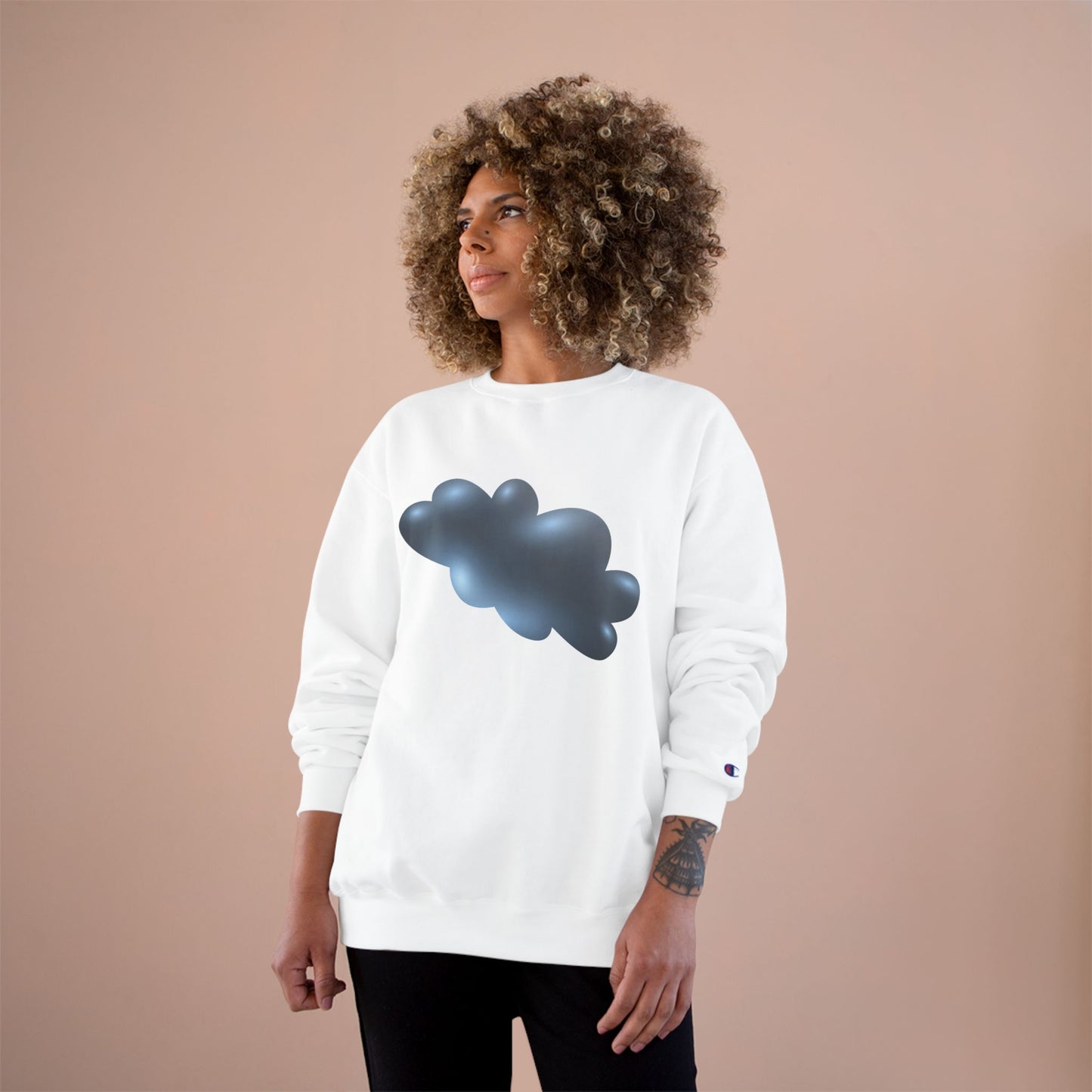 Champion Sweatshirt - Serene Cloudscape - Dreamy Cloud Design