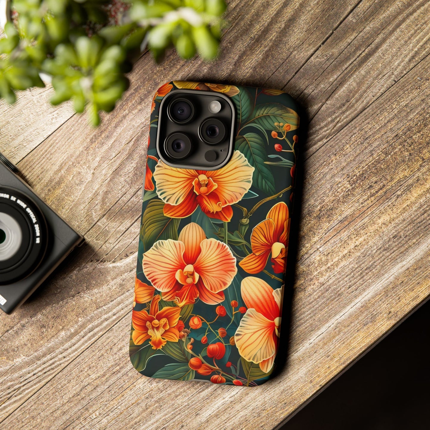 Floral Phone Case - Tough Cases, Protective Cover, Gift for Her, Smartphone Accessory, Floral Design, Nature-Inspired