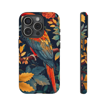 Vibrant Parrot Phone Case - Tough, Stylish, Nature-Inspired, Tropical, Wildlife, Perfect Gift, Summer Vibes