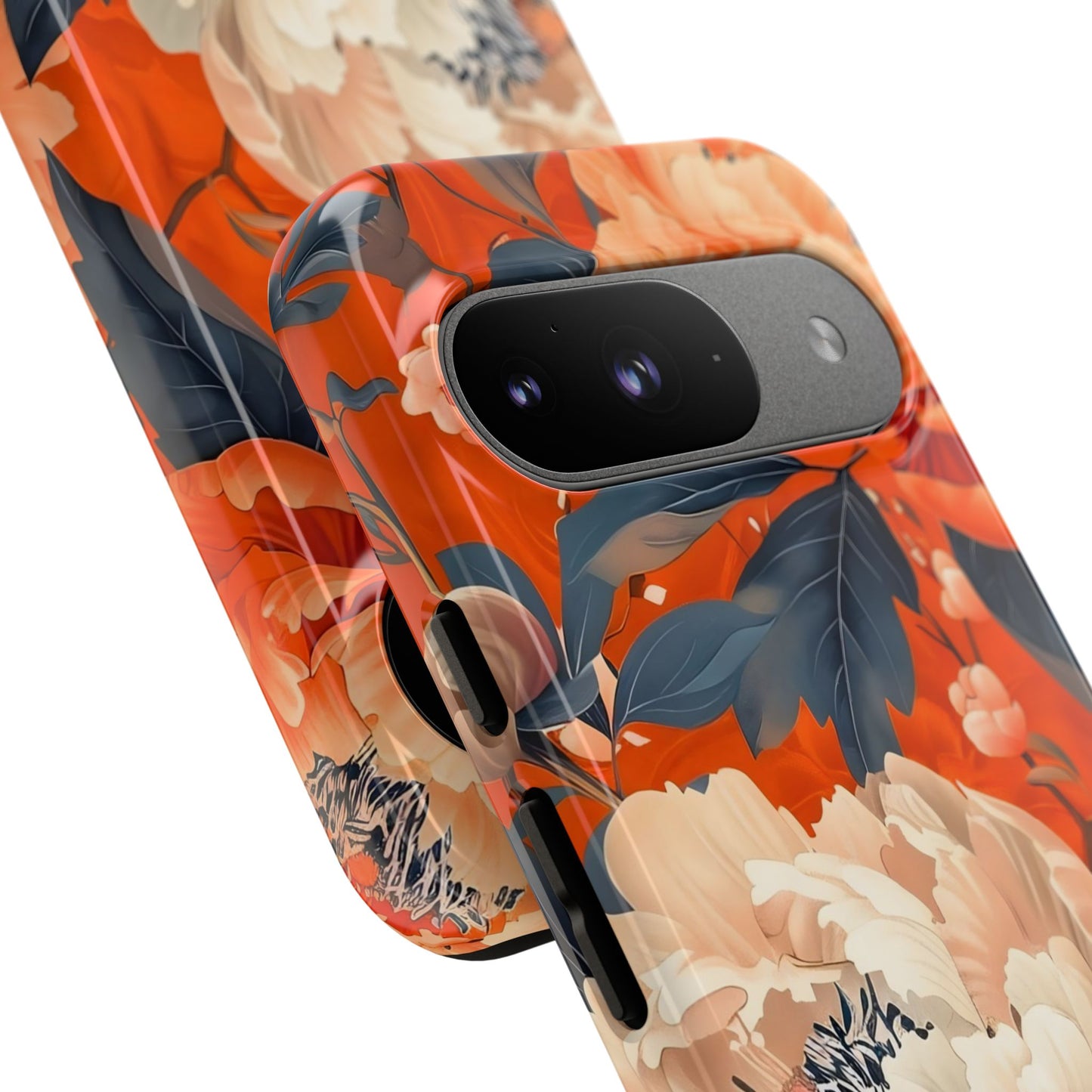 Floral Tough Case, Durable Floral Phone Case, Stylish Protection Case, Gift for Her, Spring Accessories, Mother’s Day Gift