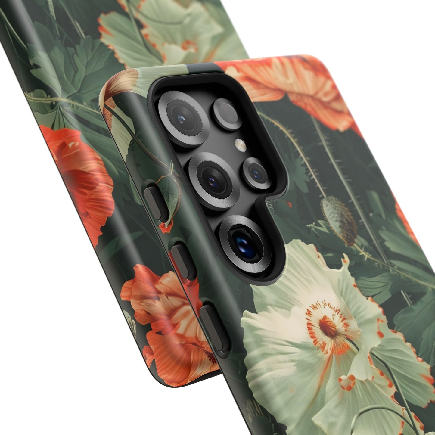 Floral Phone Case - Tough Cases, Botanical Design, Gift for Friends, Trendy Mobile Cover, Personalized Phone Accessory