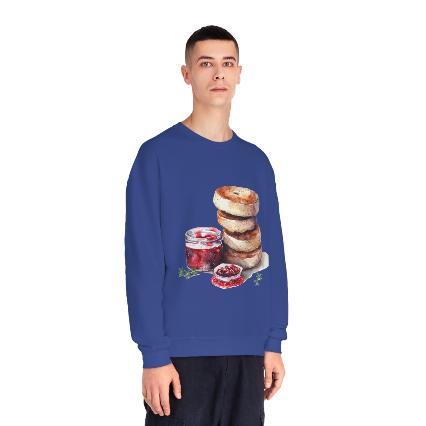 Unisex NuBlend® Crewneck Sweatshirt - British Royal Feast Opulent Dining Fit for Royalty