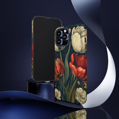 White Flower Tough Cases