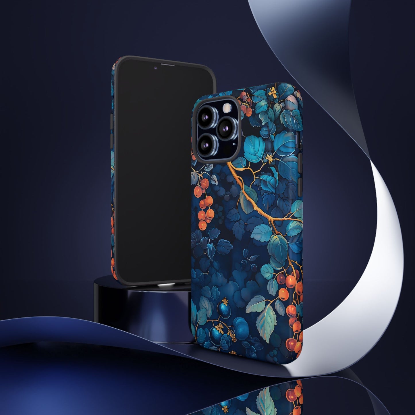 Artistic Phone Case with Floral Design, Tough Cases for iPhone, Nature-Inspired Accessory, Unique Gift for Her, Protective Cover