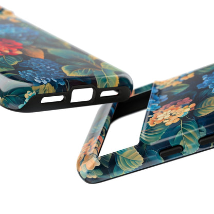 Floral Tough Phone Case, Durable Smartphone Cover, Flower Design, Gift for Her, Stylish Protection