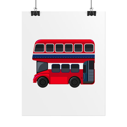 Red Double Decker Bus Rolled Posters