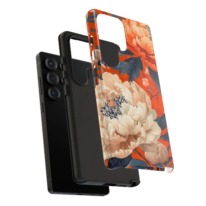 Floral Tough Case, Durable Floral Phone Case, Stylish Protection Case, Gift for Her, Spring Accessories, Mother’s Day Gift