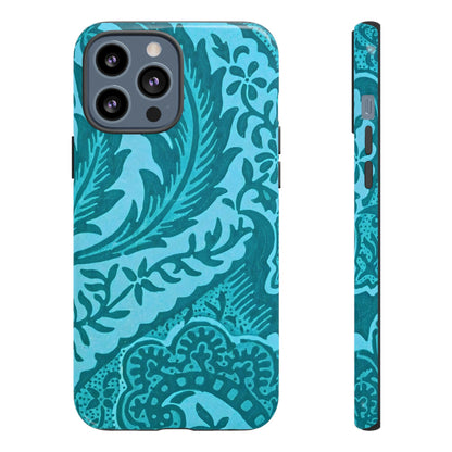 Protective Phone Case with Elegant Teal Design, Tough Cases, Floral Phone Cover, Stylish Smartphone Protection, Gifts for Her, Trendy [...]