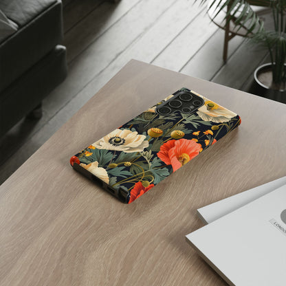 Floral Phone Case - Tough Cases with Vibrant Garden Design, Phone Accessory, Gift for Her, Spring Style, Nature Lover