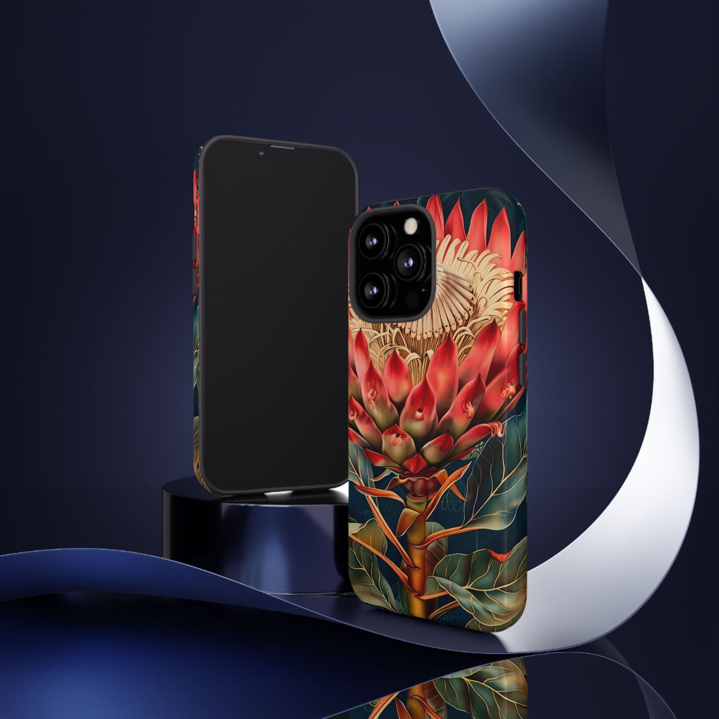 Tough Cases: Vibrant Floral Phone Case, Tough Phone Covers, Floral Art Cases, Nature Design Accessories, Gift for Nature Lovers