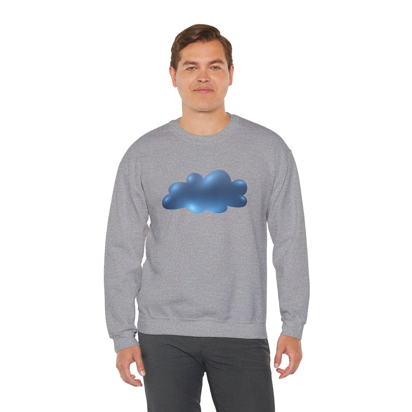 Unisex Heavy Blend™ Crewneck Sweatshirt Cozy - Serene Cloudscape