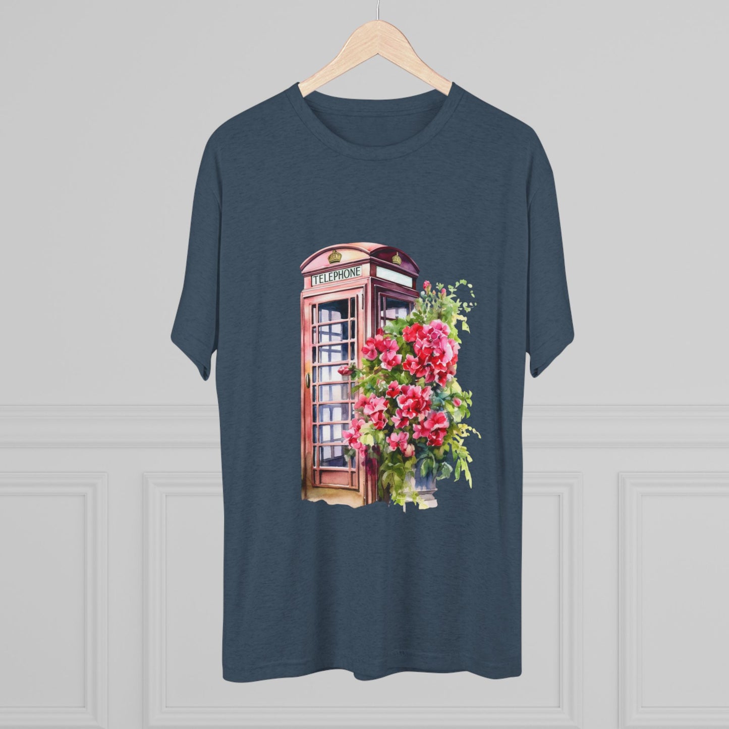 London Aesthetic Trendy Unisex Tri-Blend Crew Tee