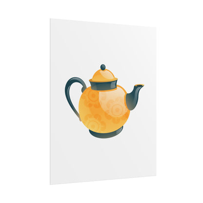 Vintage Tea Pot Rolled Posters