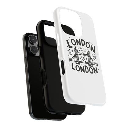 Love London Bridge Phone Case, Tough Cases for London Lovers, Cute Protection, Travel Gift, Phone Accessory, Design with Love