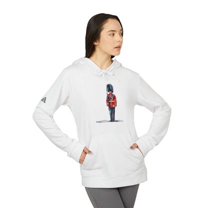 Adidas Unisex Fleece Hoodie - Cozy Comfort with Illustrated Soldier Design
