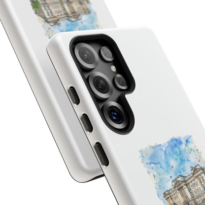 Artistic Phone Case - Watercolor Architecture Design