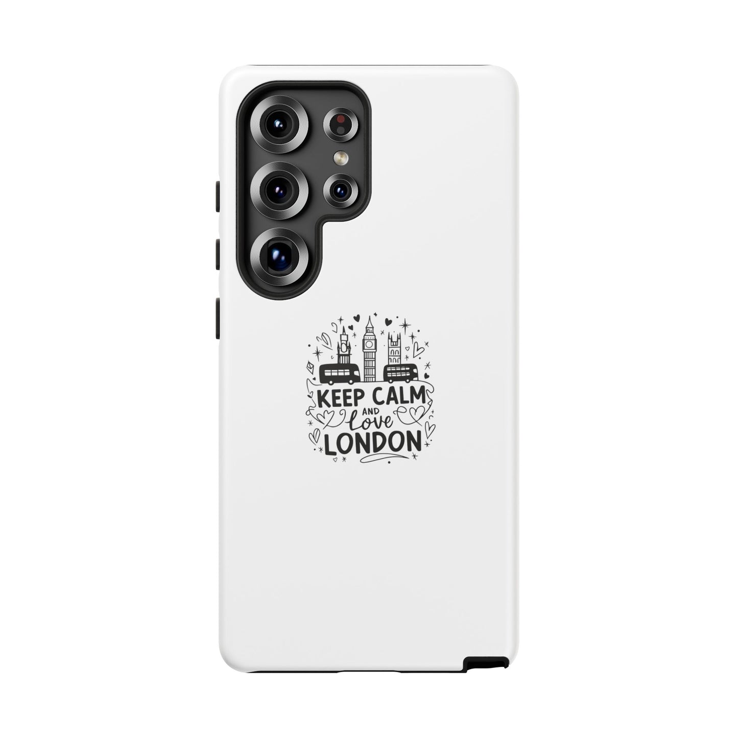London Keepsake Phone Case - Keep Calm and Love London Design