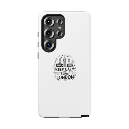 London Keepsake Phone Case - Keep Calm and Love London Design