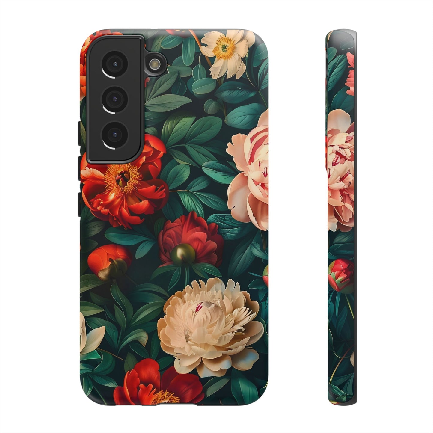 Floral Phone Case - Tough Cases, Vibrant Protection, Gift for Her, Cute Floral Design, Trendy Accessory, Perfect for Spring
