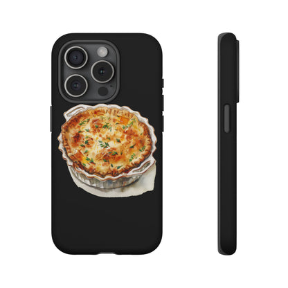 Quiche Phone Case - Funky Kitchen Decor, Foodie Gift, Chef Accessories, Culinary Art, Quirky Phone Cover