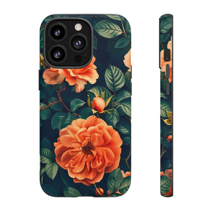 Floral Phone Case, Tough Cases for Nature Lovers, Botanical Design, Phone Protection, Gift for Her, Trending Floral Accessories
