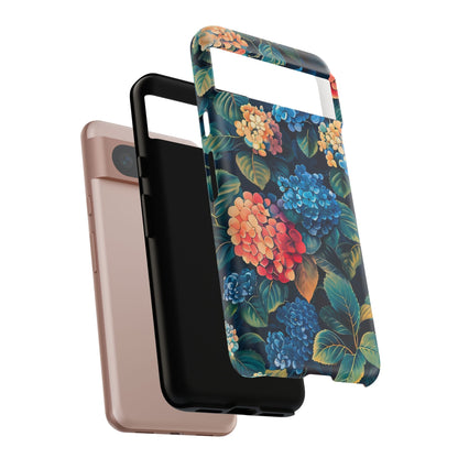 Floral Phone Case, Stylish Tough Case for Gardener Gift, Flower Lover Accessory, Pretty Floral Design, Protective Case