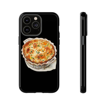 Quiche Phone Case - Funky Kitchen Decor, Foodie Gift, Chef Accessories, Culinary Art, Quirky Phone Cover