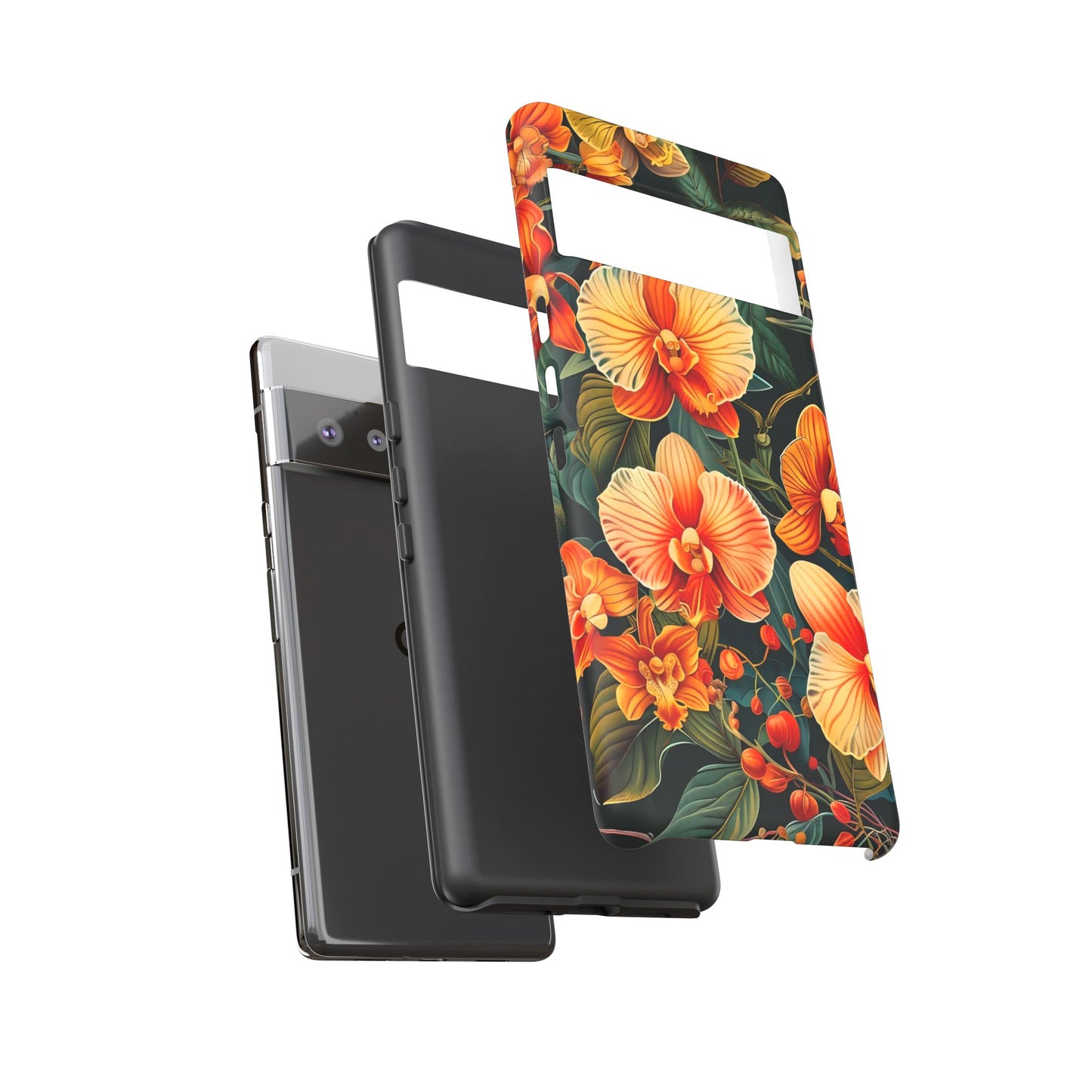 Floral Phone Case - Tough Cases, Protective Cover, Gift for Her, Smartphone Accessory, Floral Design, Nature-Inspired