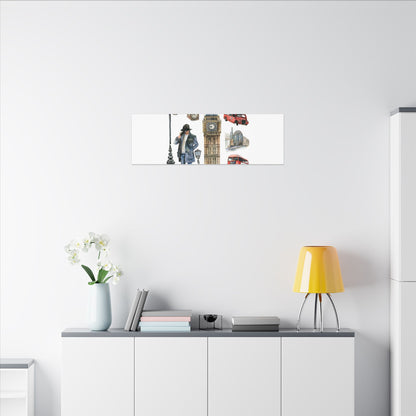 Canvas Art Print, London Skyline, Home Decor, Wall Art, Gift Idea, Travel Memories, Modern Wall Art