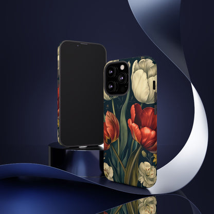 White Flower Tough Cases