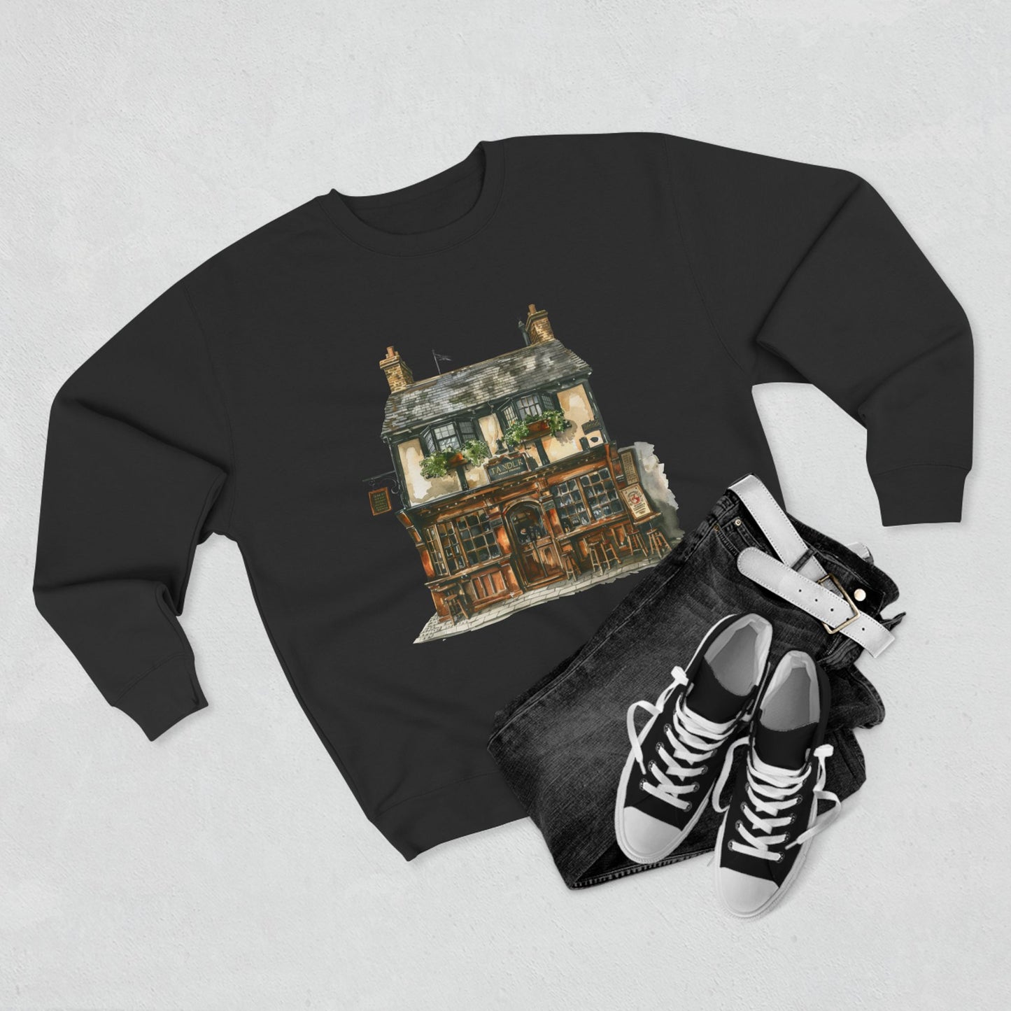 Unisex Crewneck Sweatshirt - British Traditional House