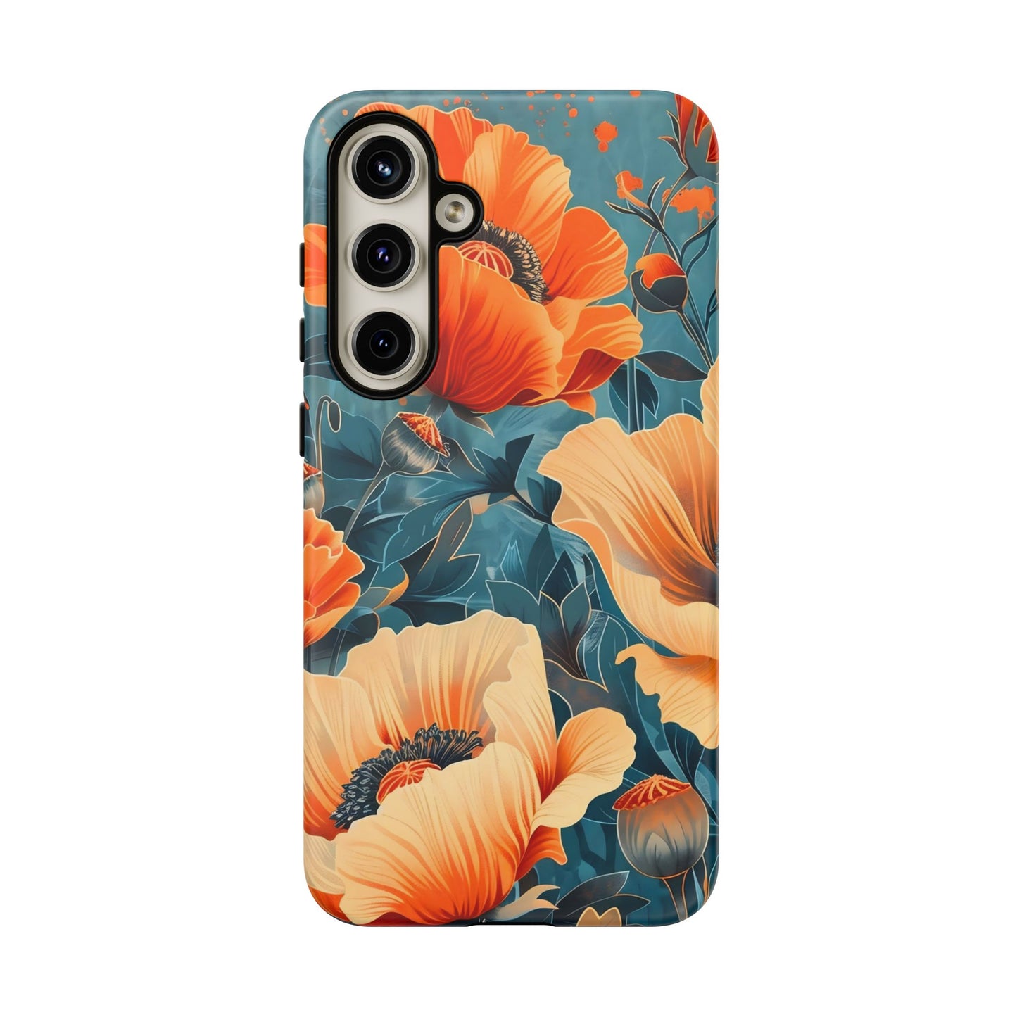 Floral Phone Case, Tough Cases for Protection and Style, Spring Aesthetic, Gift for Her, Phone Accessory for Nature Lovers