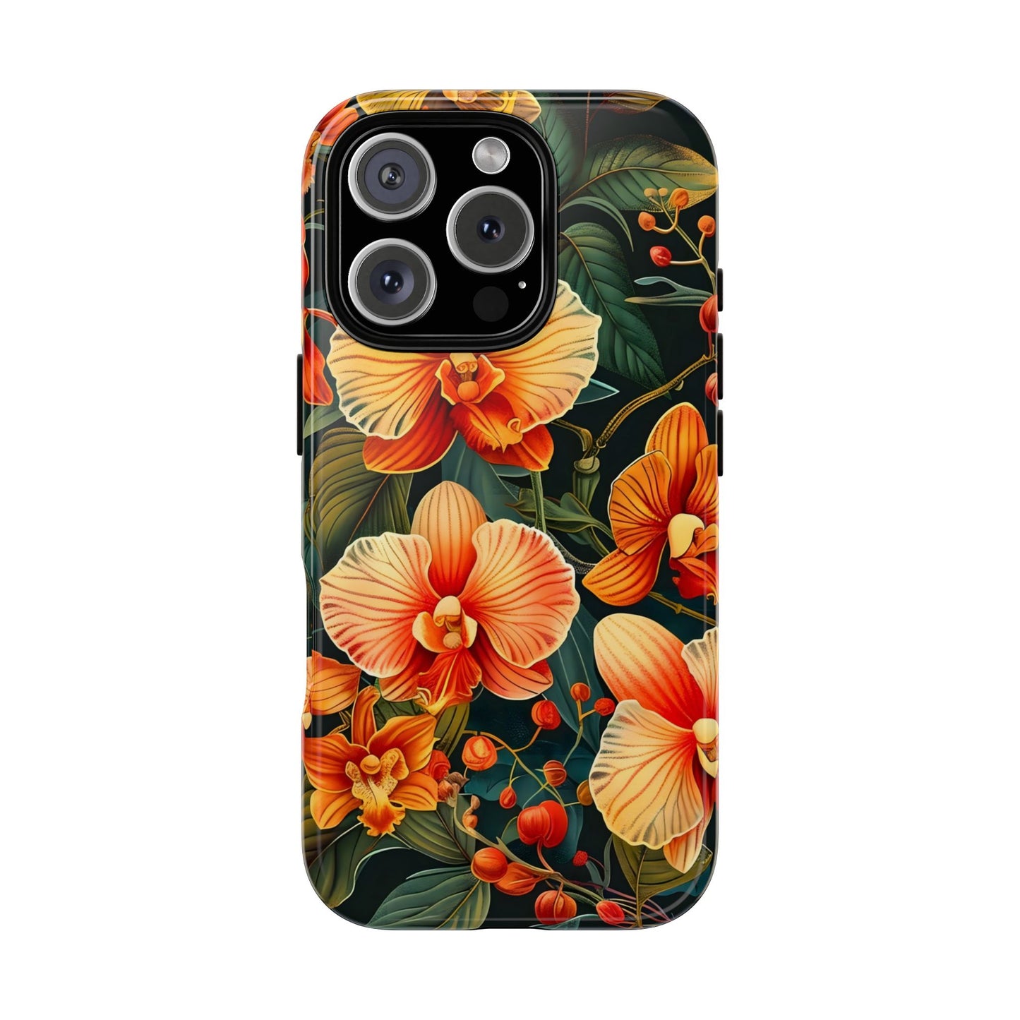 Floral Phone Case - Tough Cases, Protective Cover, Gift for Her, Smartphone Accessory, Floral Design, Nature-Inspired